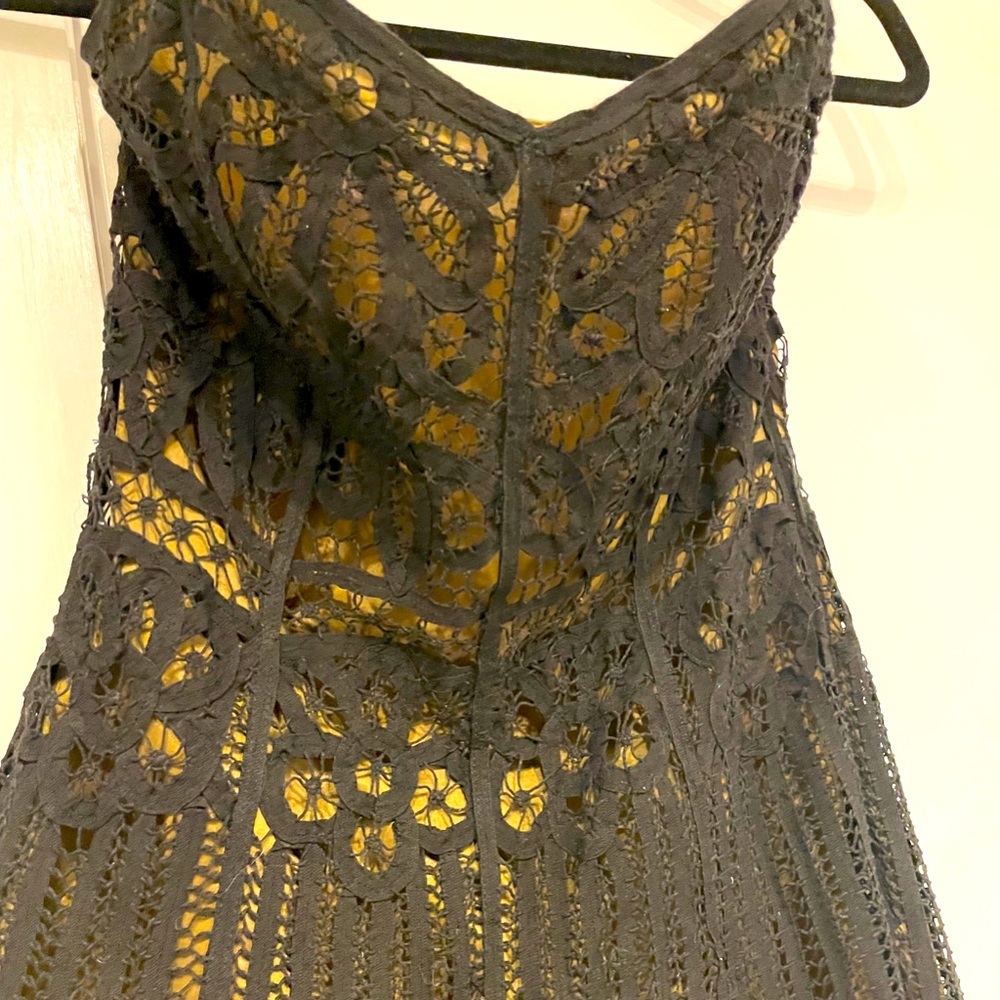 Betsey Johnson lace strapless dress 90’s vintage, worn only once